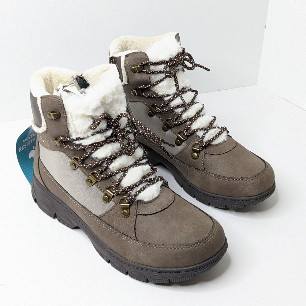 Jambu Alexa Winter Boots, Taupe, Women's 8